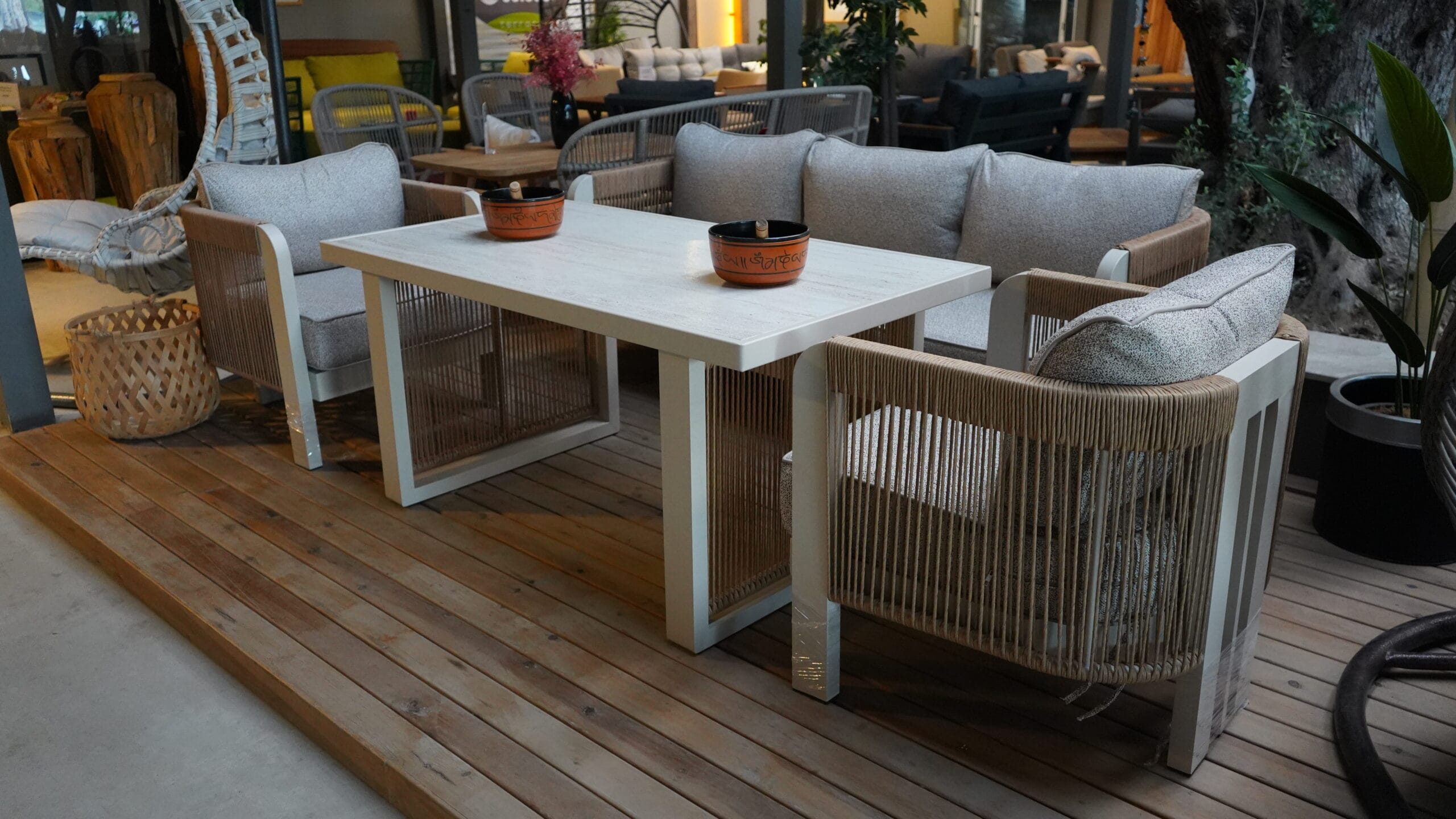 Atlas Oturma Grubu  (Krem)