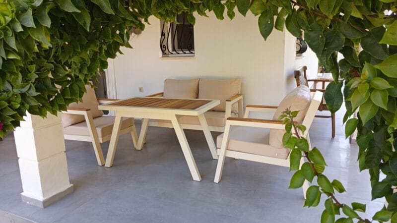 Merlin Oturma Grubu Krem