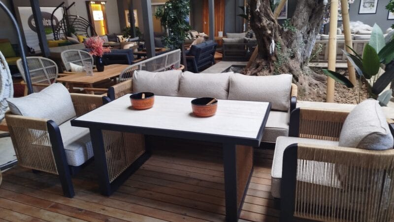 Atlas  Oturma Grubu (Siyah)