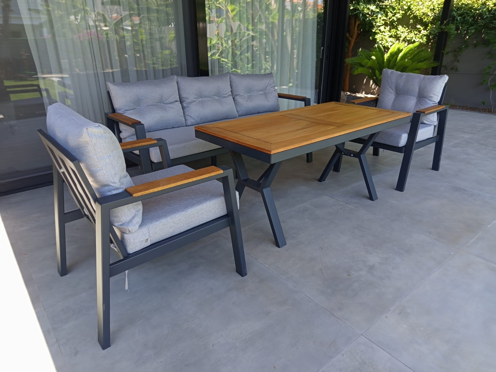 Efes Midi Oturma Grubu (Antrasit)